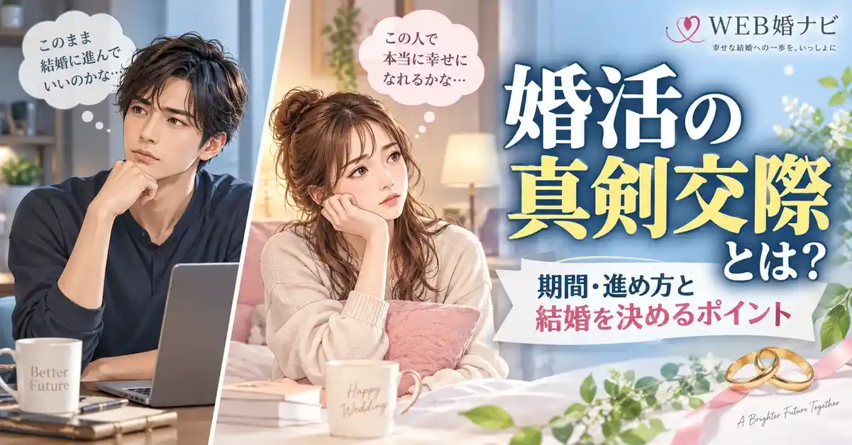 婚活の真剣交際とは？期間・進め方と結婚を決めるポイント